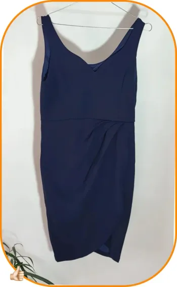 Robe élégante bleu marine – Taille M