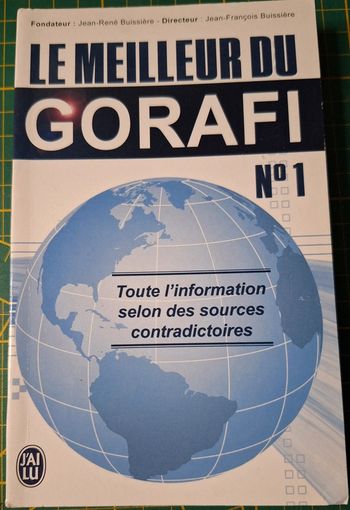 Livre " le meilleur du gorafi n°1" en très bon état