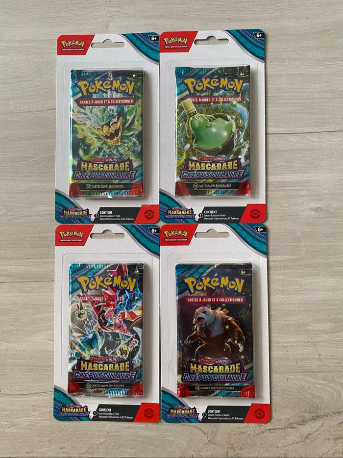 Pokémon booster sous blister EV06 Mascarade Crépusculaire