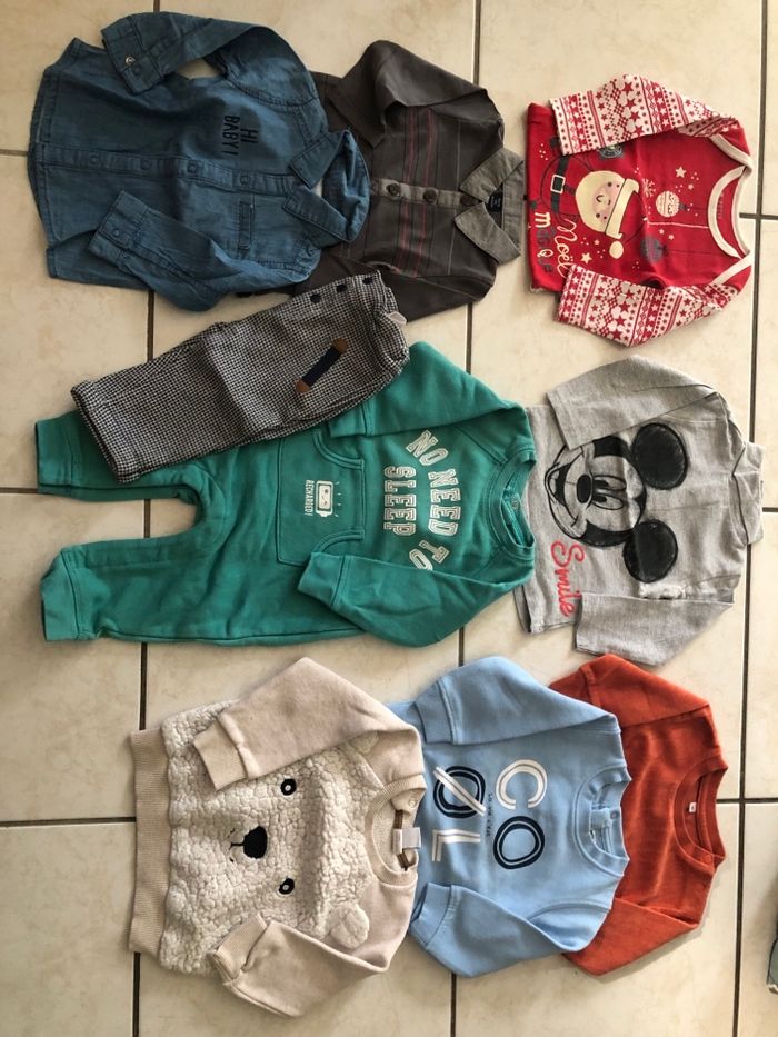 Lot vêtements bébé garçon 6 mois - photo numéro 2