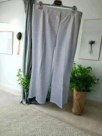 Pantalon blanc droit sans poche 48