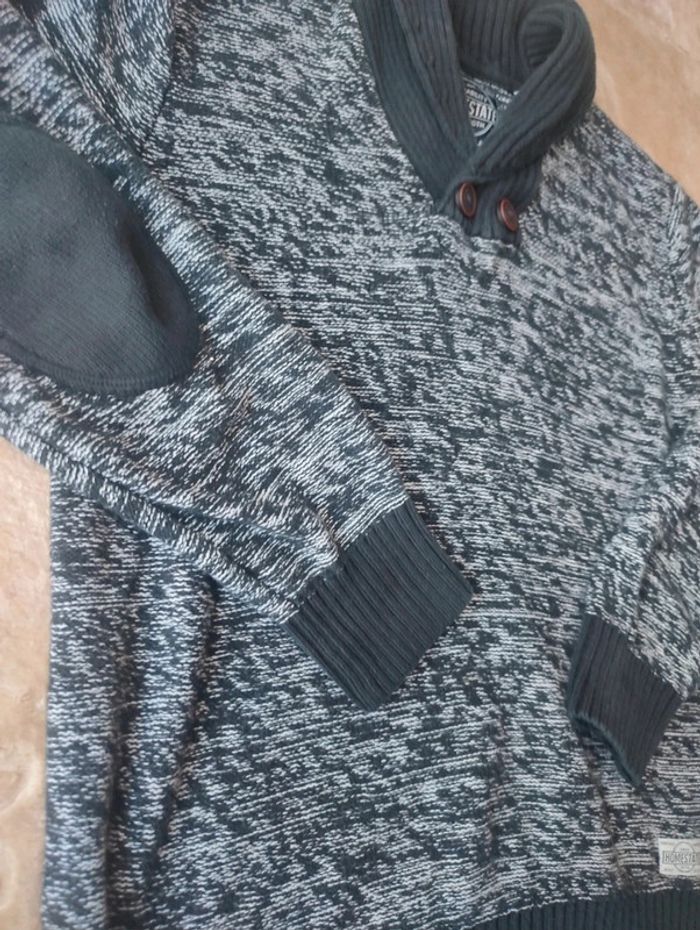 Pull avec col en coton taille 134/140 - photo numéro 2