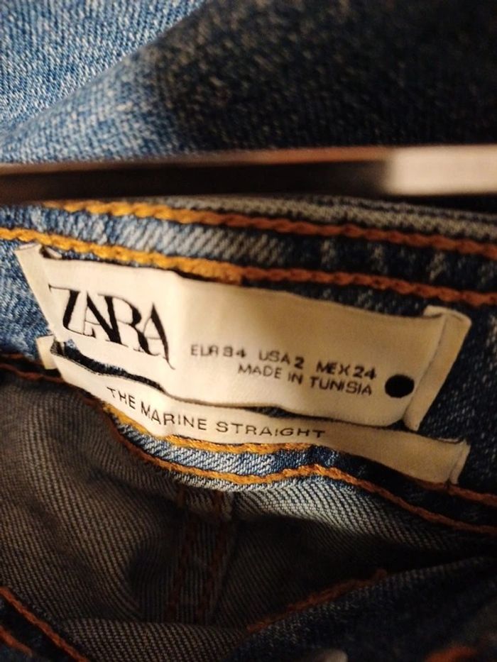 ZARA .pantalon cintura alta - photo numéro 4