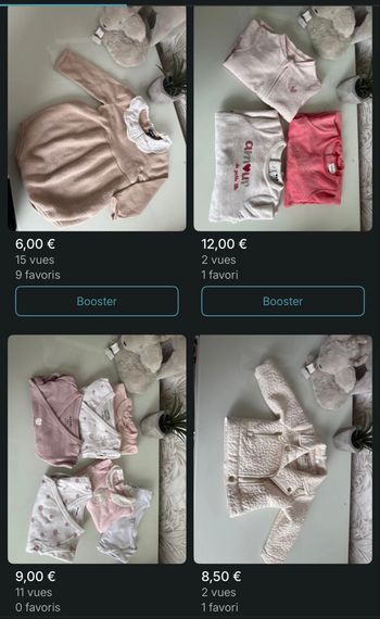 Lot de vêtements