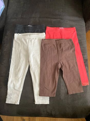 Lot legging 24 mois fille