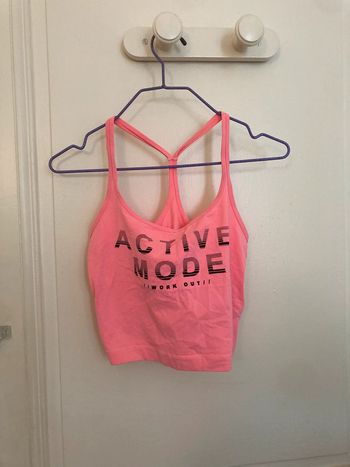 Brassière rose Active Mode Bershka – Taille M – Neuve