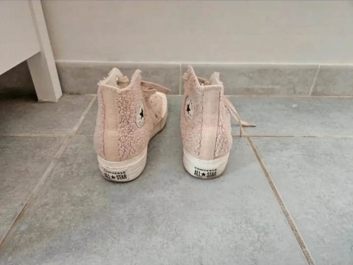 Converse moumoute beige - photo numéro 4