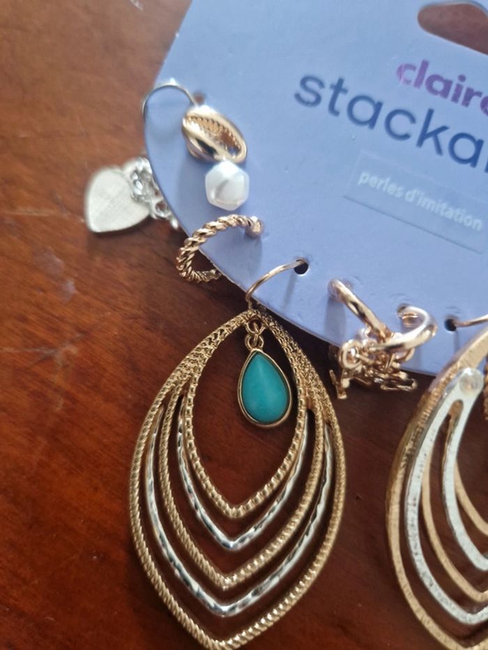 Lot de boucles d'oreilles - photo numéro 2