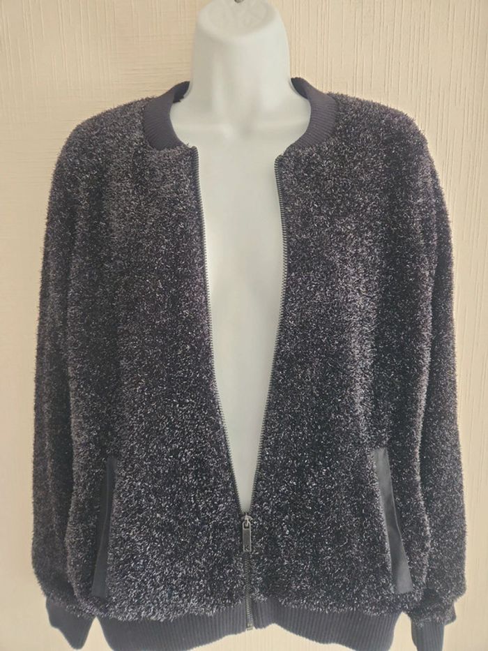 Jolie veste blouson Teddy noir Kookai S - photo numéro 7