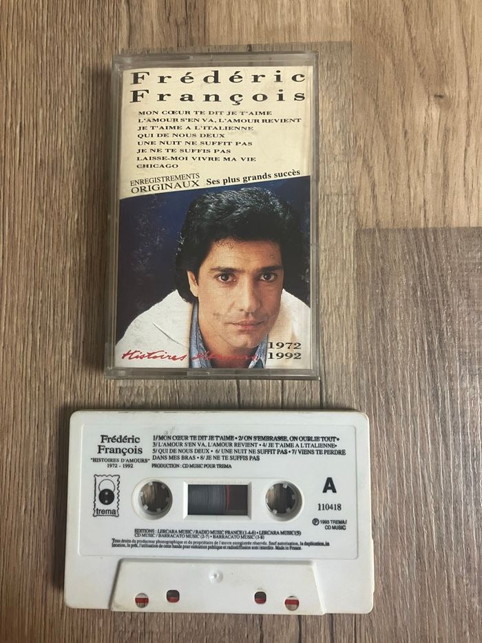 Cassette audio-Frédéric François-Histoires d’amour