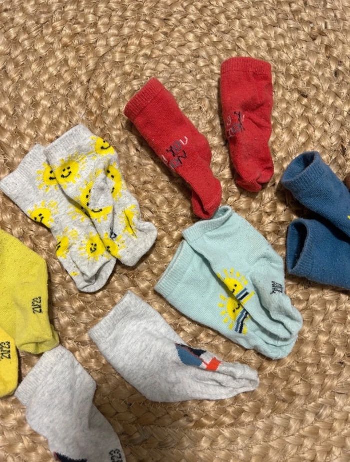 Lot de 6 paires de chaussettes bébé obaïbi - photo numéro 2
