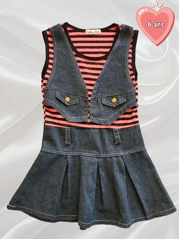 Robe sans manches fille 6-7 ans