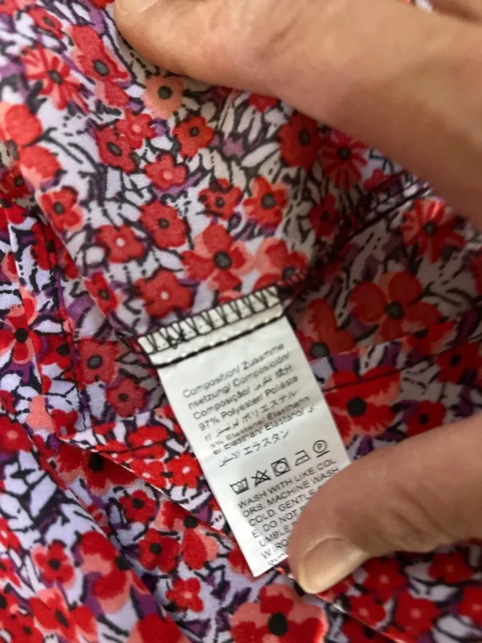 Blouse à fleurs, quatre XL - photo numéro 4