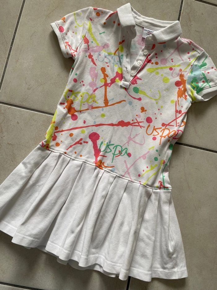 Robe polo tennis fille 3/4 ans 🤍