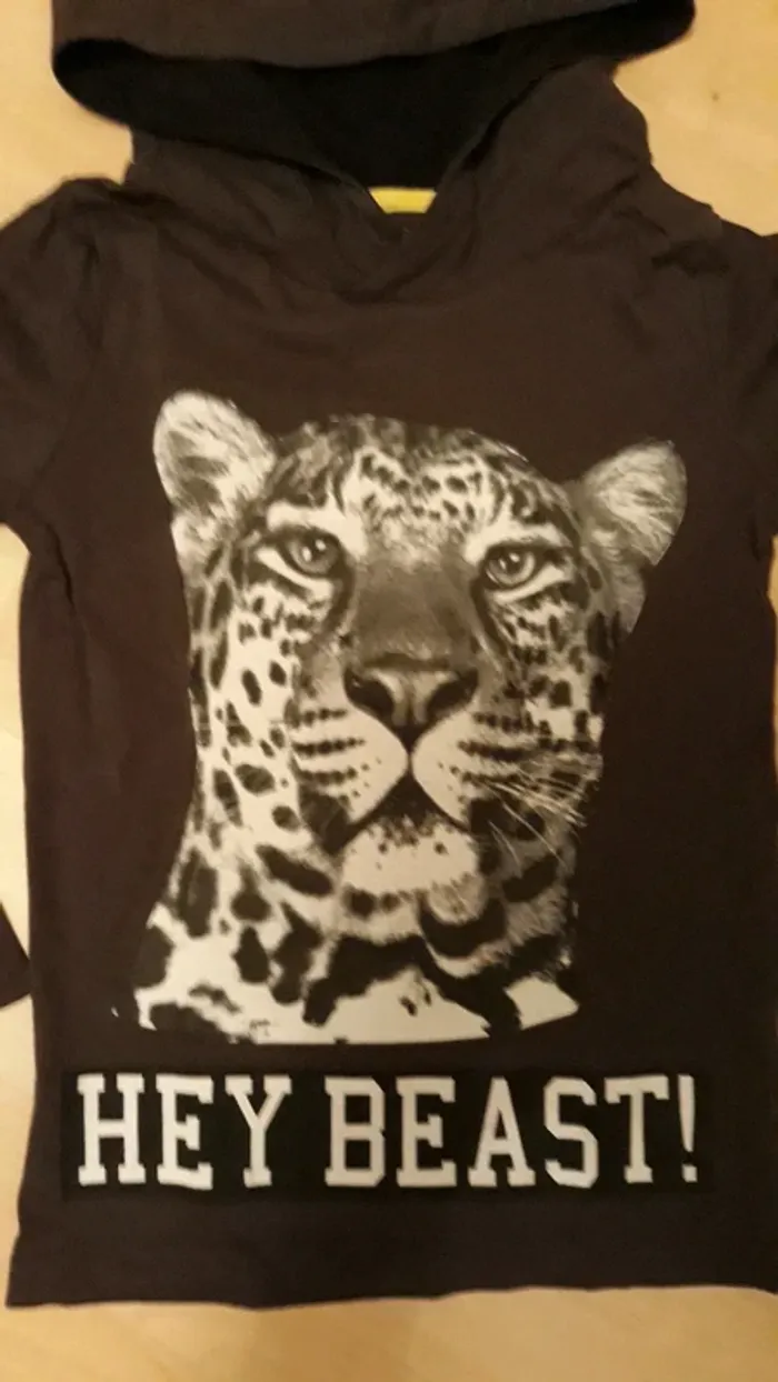 T shirt manche longue  à capuche - photo numéro 2