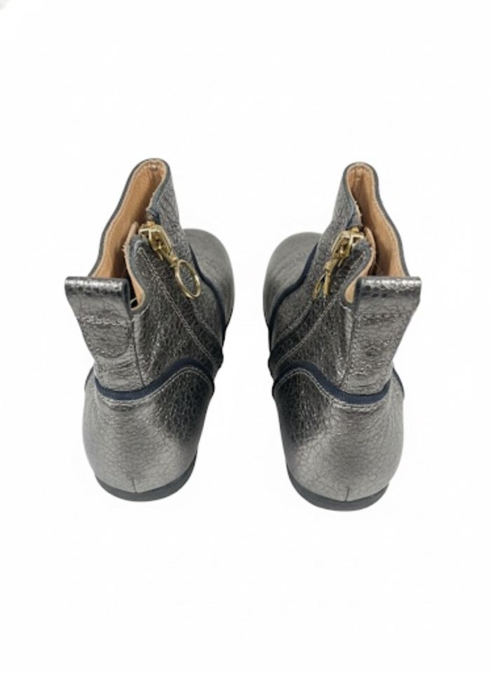 Bottes mi haute  cuir doré fille 29 idéal pour les fêtes - photo numéro 2