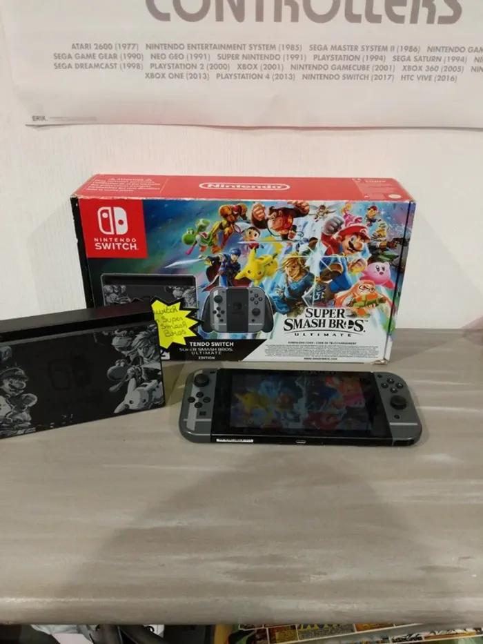 Nintendo Switch V1 - Édition Super Smash Bros