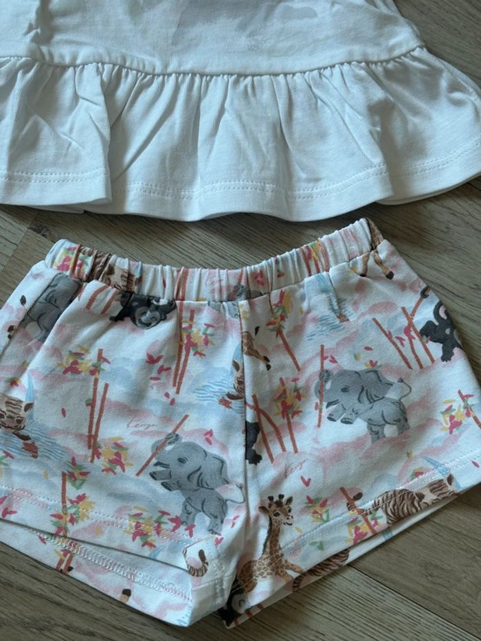 Ensemble bébé fille t-shirt et short 3 mois Kenzo - photo numéro 3