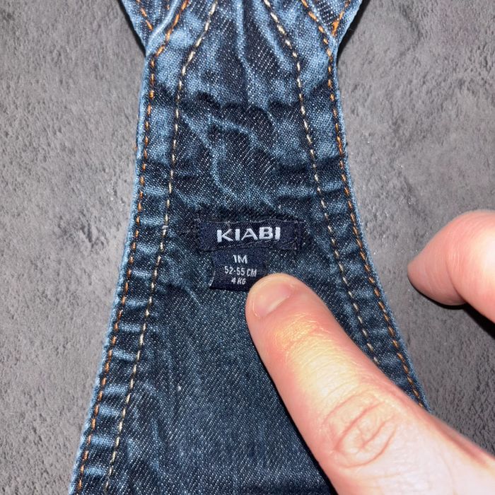 Robe effet jean Kiabi / 1 mois / Très bon état - photo numéro 4
