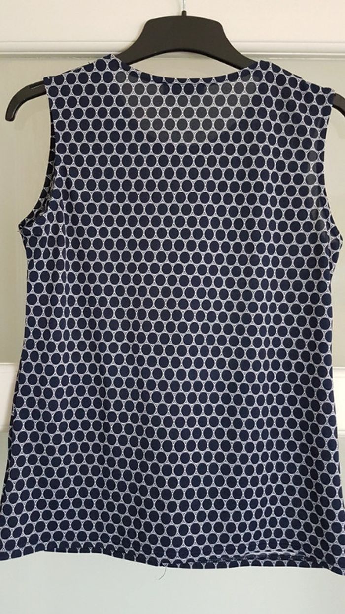 Tee shirt motif bleu taille M - photo numéro 4