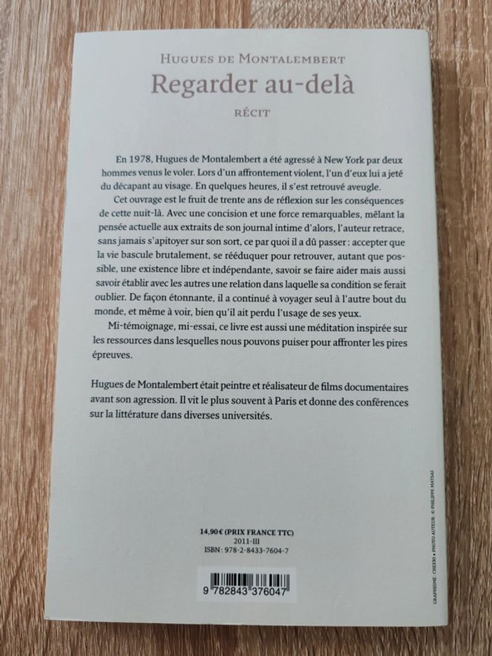 Hugues de Montalembert 🌸 Regarder au-delà - photo numéro 2