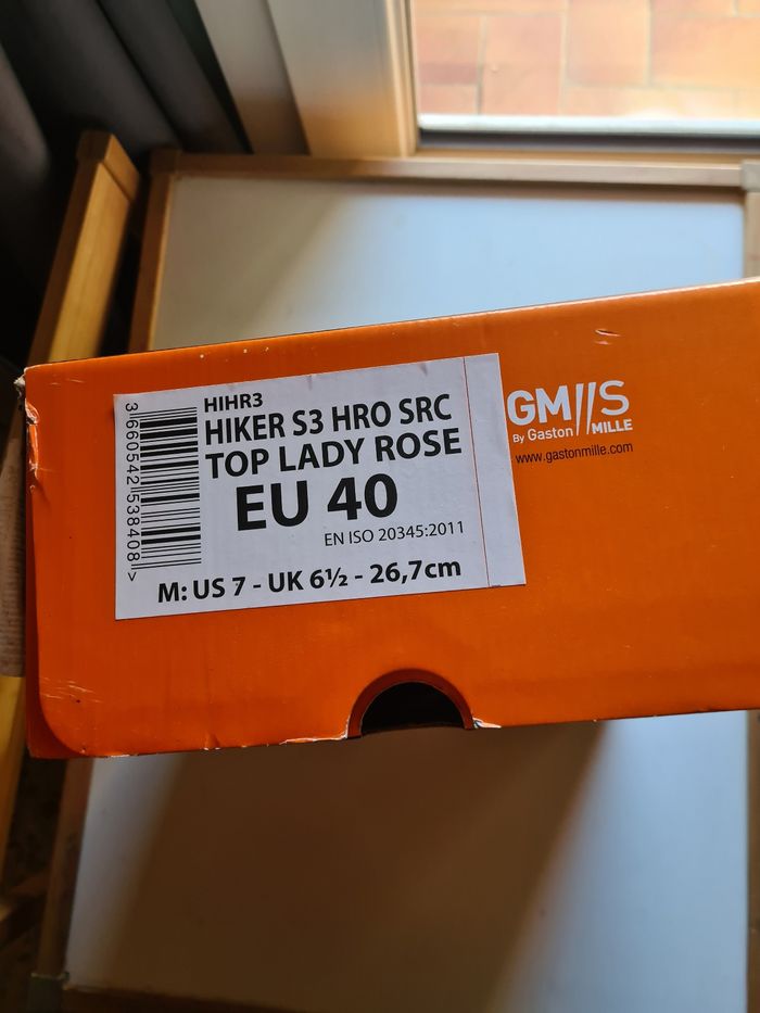 Chaussures de sécurité. Femme. Taille 40. Gaston mille. Neuve - photo numéro 6