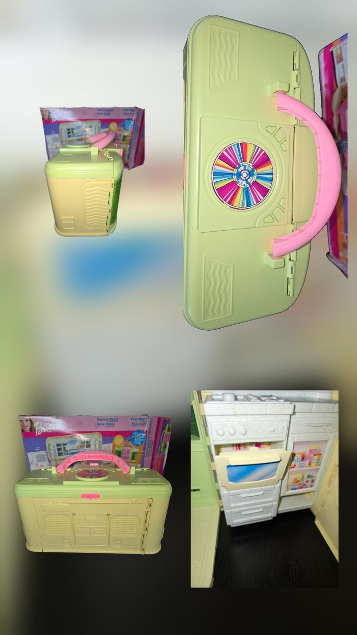 Maison radio Fm barbie mattel 1999 avec boite et notice - photo numéro 7