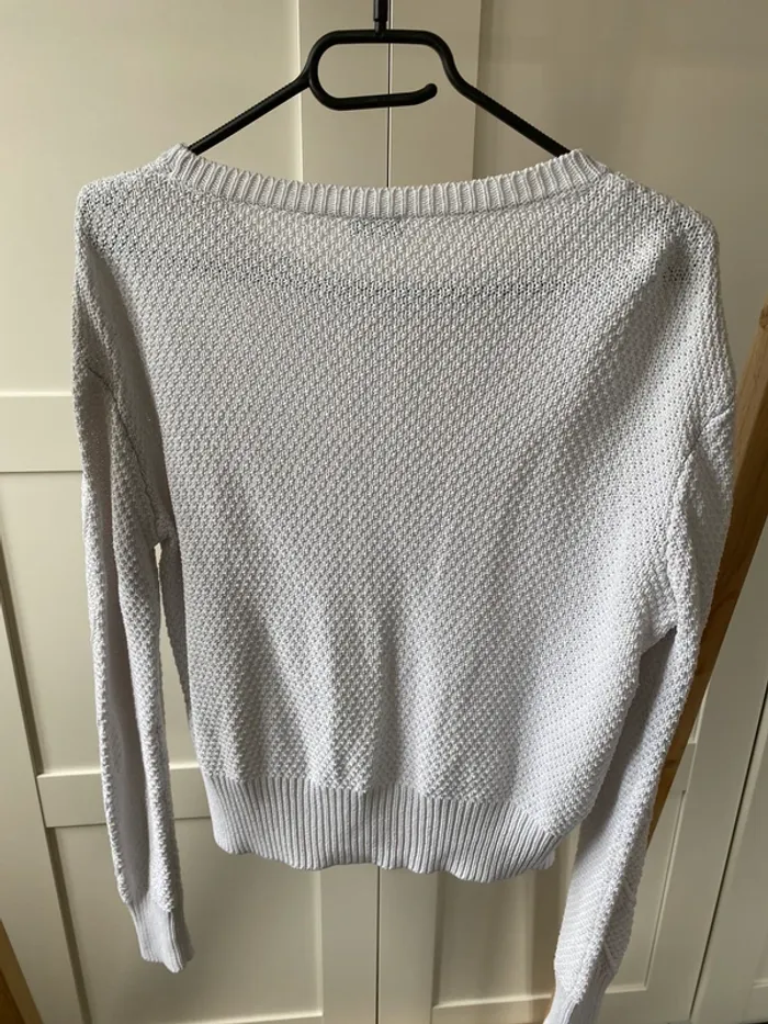 Pull blanc - photo numéro 2