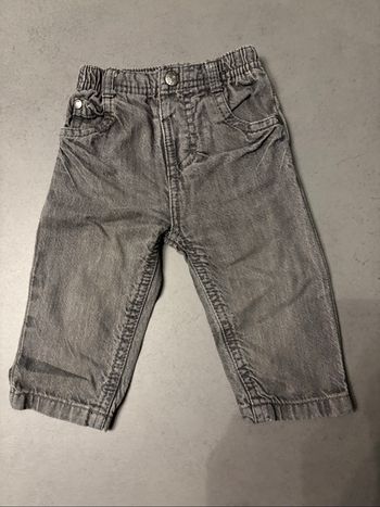 Jean gris orchestra taille 6 mois