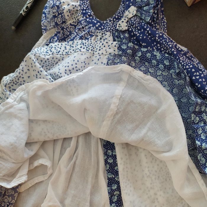 Jolie robe d'été 6 mois bleue - photo numéro 4