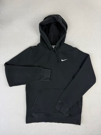 Sweat à capuche / pull / hoodie Nike noir homme logo brodé taille S #00425