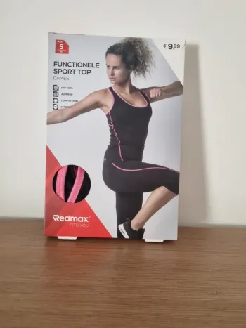Débardeur sport noir/rose neuf