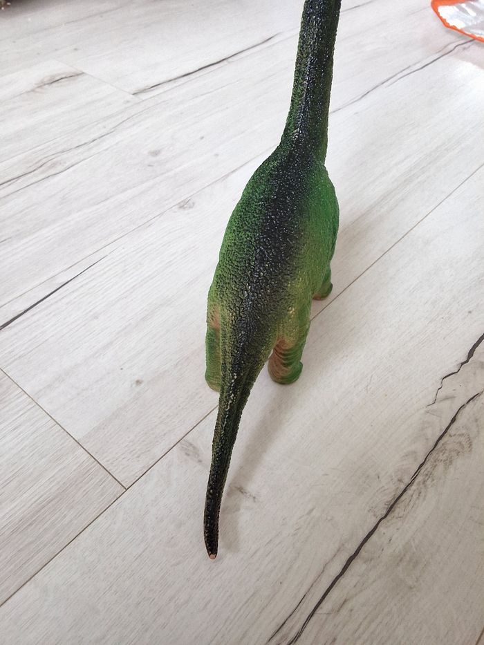 Jouet figurine dinosaure Diplodocus vert 25 cm hauteur - photo numéro 7
