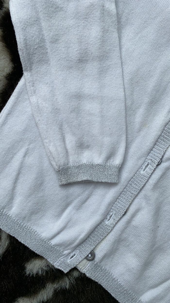Gilet blanc taille 2-3 ans - photo numéro 4