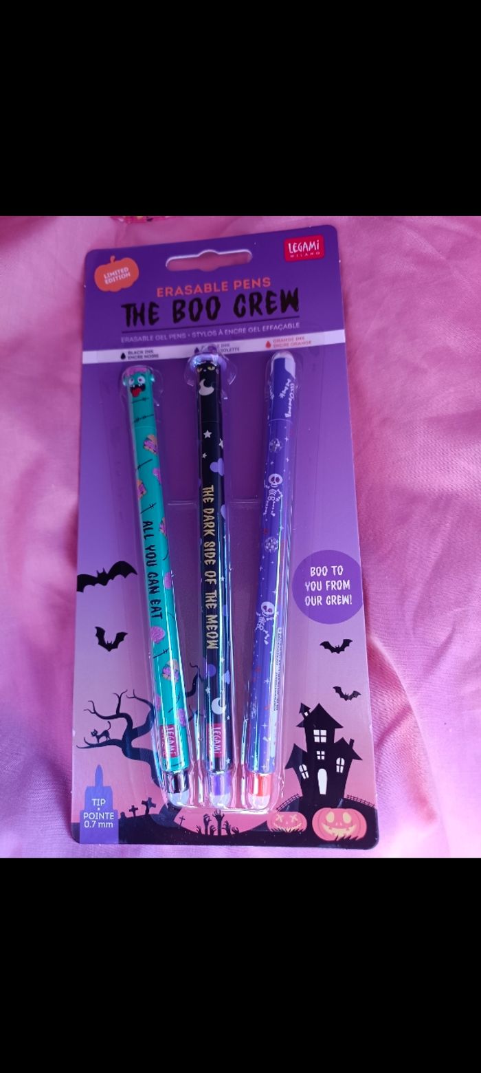 Set de 3 stylos Legami neufs Édition limitée Halloween