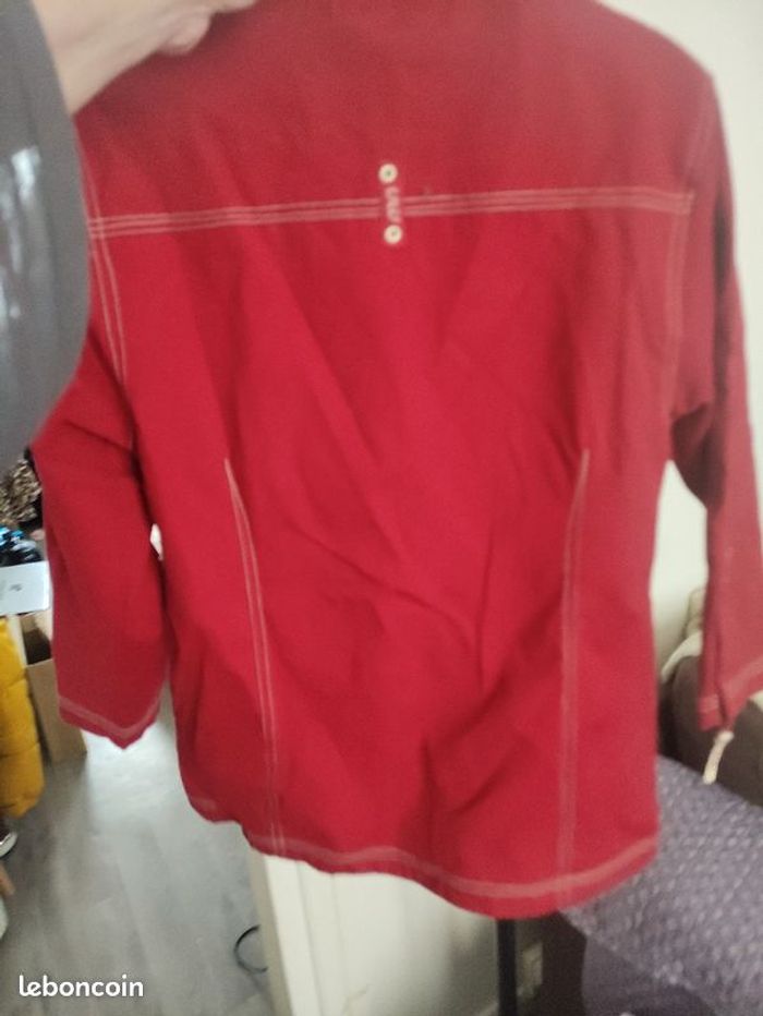 BLOUSON BORDEAUX ROUGE - photo numéro 2