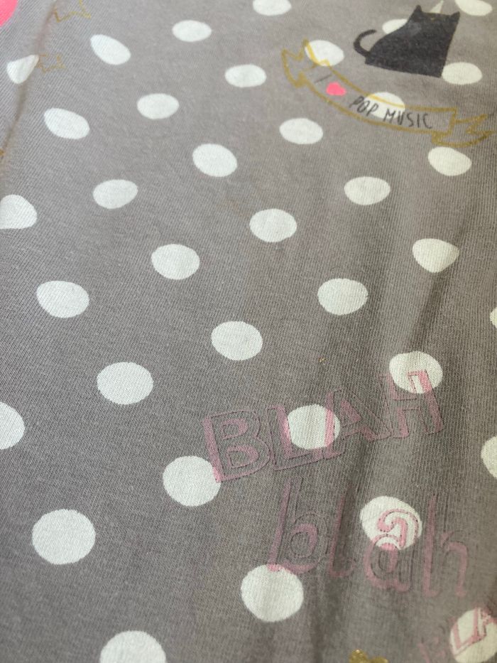 Robe beige à pois Miniman 6 ans - photo numéro 2