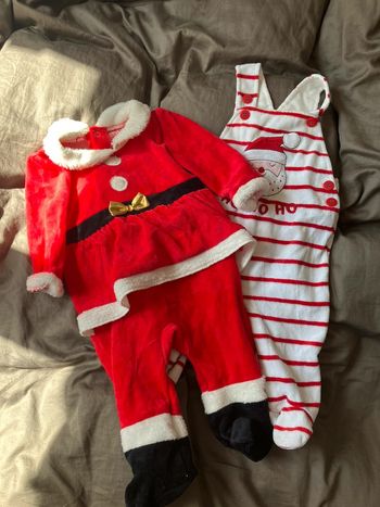 Tenues de Noël 6 mois