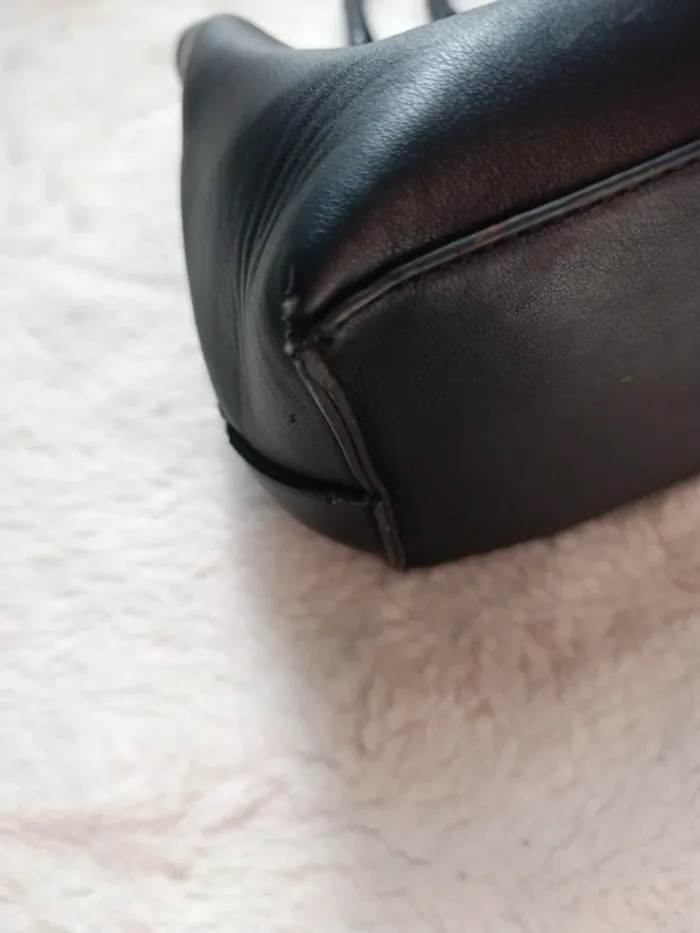 Sac à main bi matière - photo numéro 4