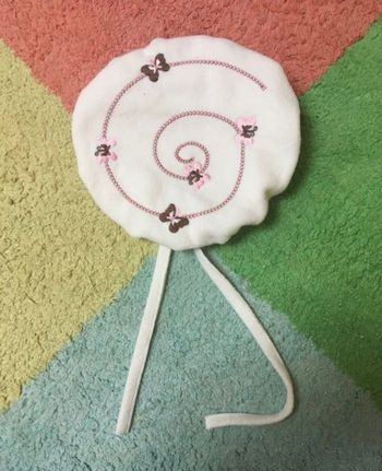 Chapeau béret bébé fille - 3/6 mois - TBE