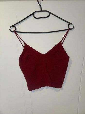 Crop top bordeaux