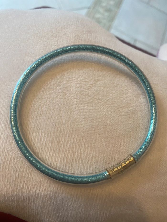 Bracelet plastique pailletés - photo numéro 6