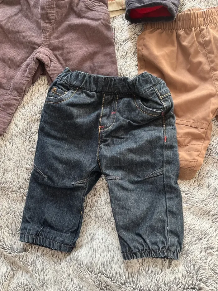 Lot pantalon bébé garçon 3 mois - photo numéro 2