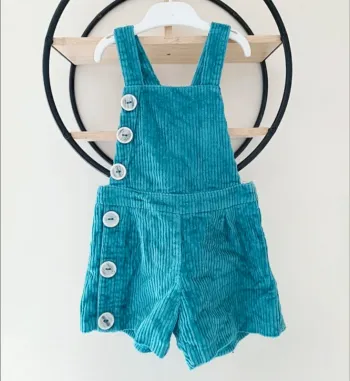 5 ans salopette short côtelé orchestra