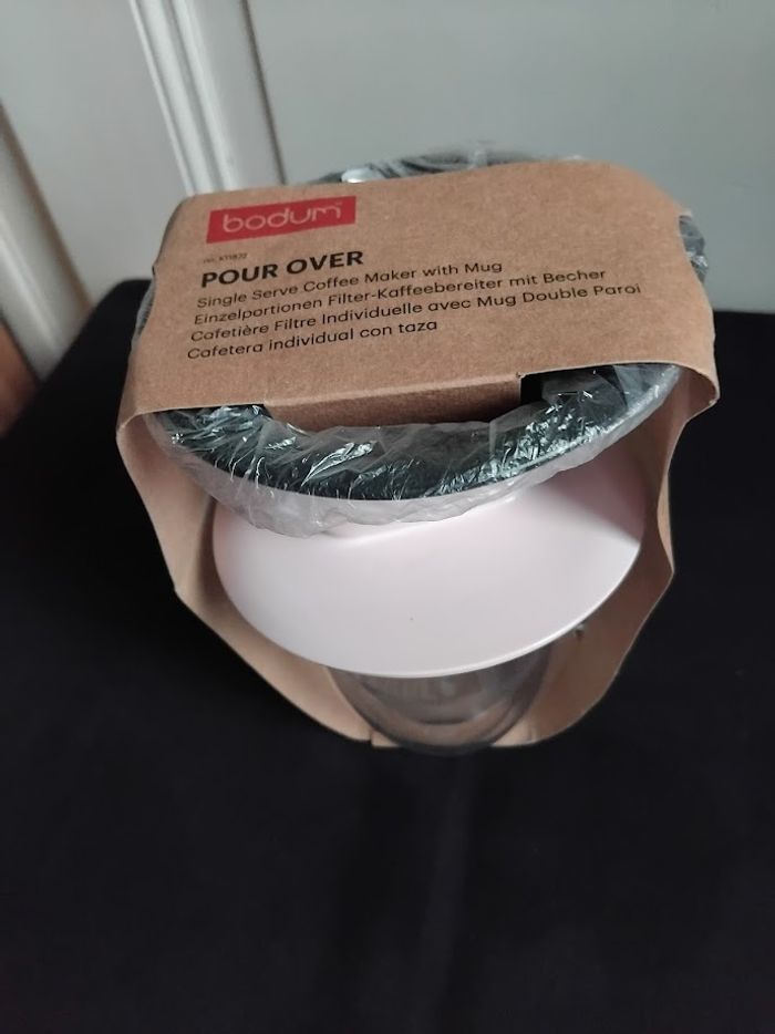 BODUM Set filtre à café individuel et mug isotherme en plastique double paroi, 0.3 l - photo numéro 2