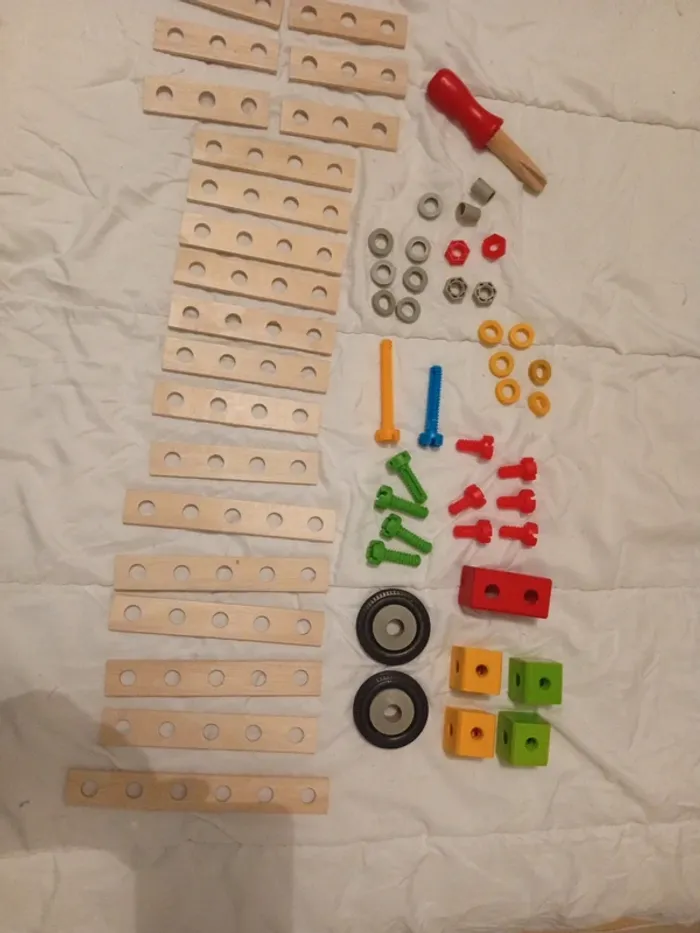 Jeu construction en bois