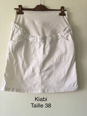 Jupe de grossesse blanches Kiabi Taille 38