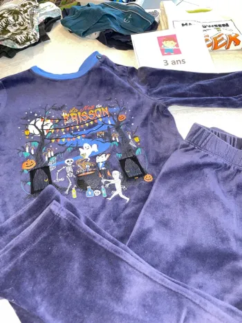 Pyjama sgmj 3 ans la nuit du frisson