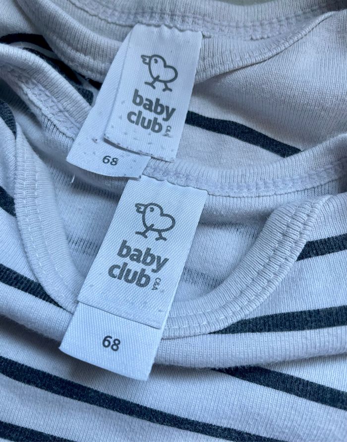 Lot 2 bodys 6 mois C&A - photo numéro 3