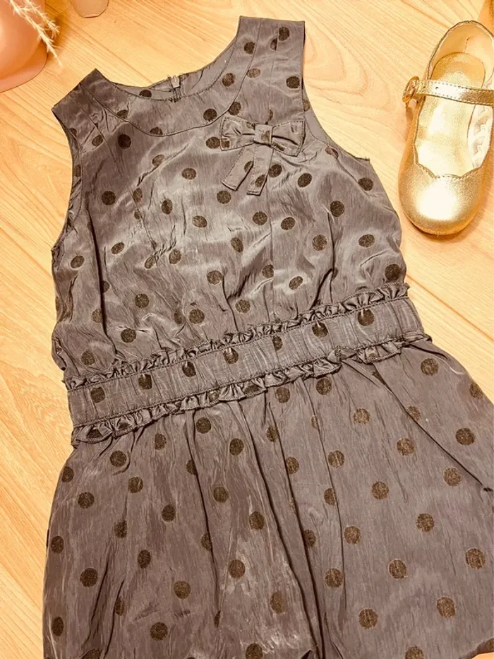 Taille 3 ans robe de fête fille Kiabi noire * satinée * 🩷 - photo numéro 3